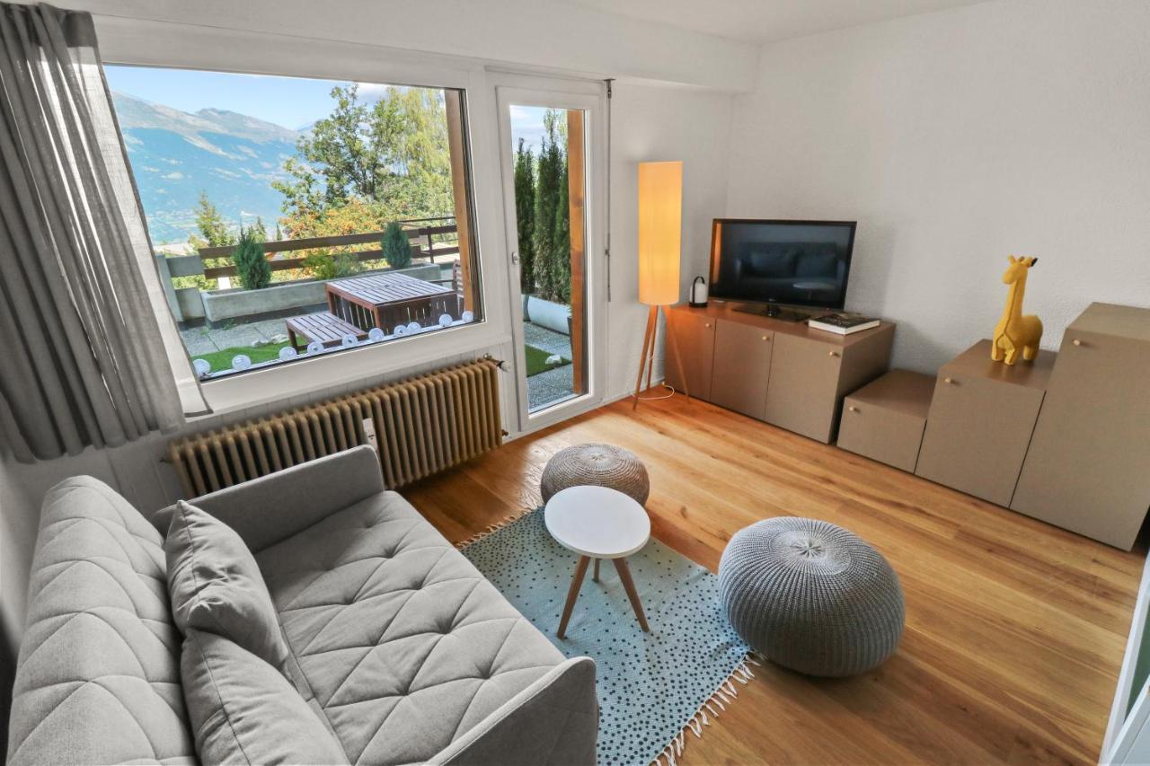 Le Cocon à Leo - Superbe appartement avec piscine Nendaz Esterno foto