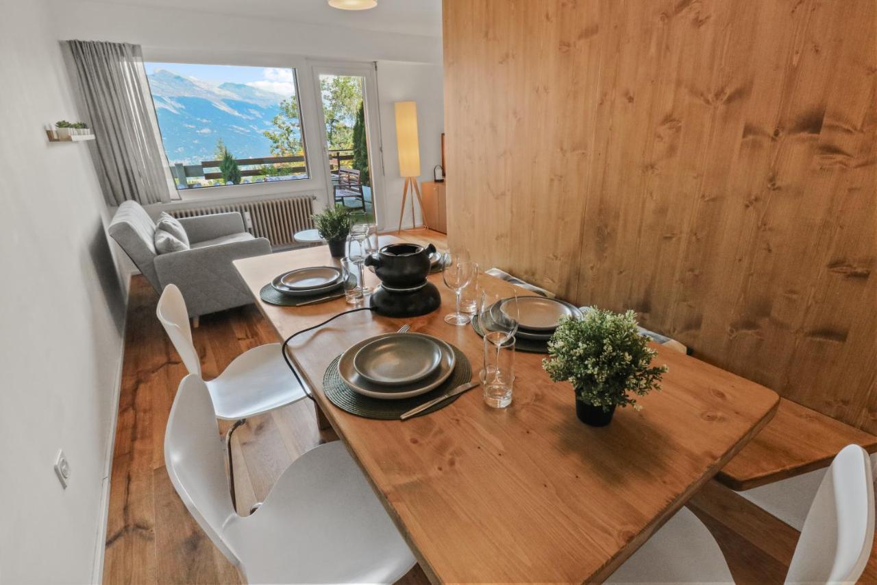 Le Cocon à Leo - Superbe appartement avec piscine Nendaz Esterno foto